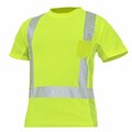 Ge HV Safety TShirt, Short Sleeve, Reflective Tape, S GS112GS
